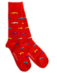 Racing Car Sock Box - 4 Pairs of Bamboo Socks (His)