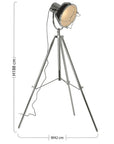 Matt Black Floor Lamp | Industrial Revolution