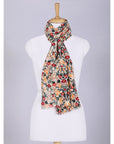Vintage Charm Wool Scarf - Multi Coloured