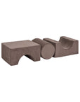 Brown Shape Play Set for Toddlers Three Piece Set