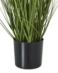 White Agapanthus Faux Plant Decorative Pot