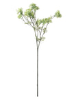 Realistic green plum blossom spray, 71cm tall, handcrafted for elegant home decor with lifelike petals and stems by Sostter at brixbailey.com