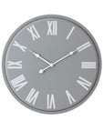 Grey Wall Clock for Contemporary Interiors