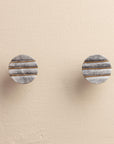 Giana Grey Marble Round Drawer Knobs