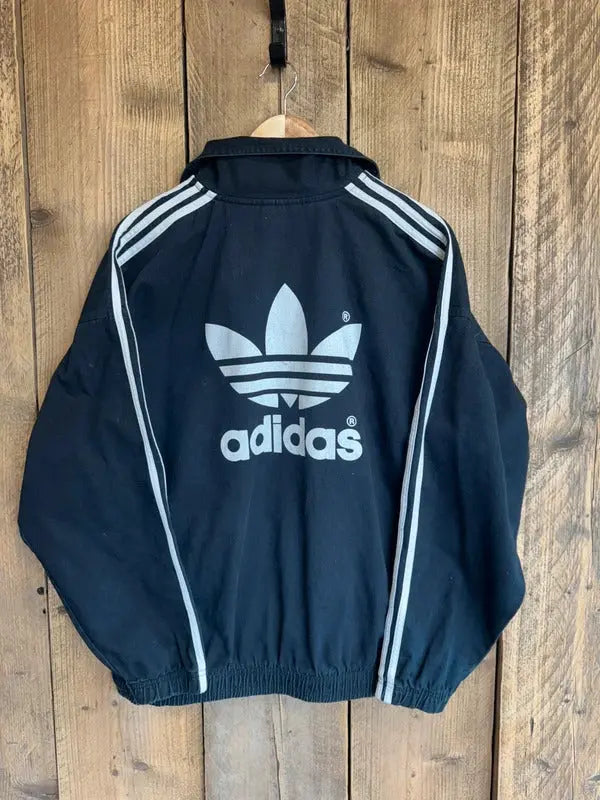 Vintage 90s Adidas Drill Top Tracksuit Jumper Sweatshirt XL Festival Oasis 
