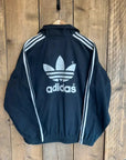 Vintage 90s Adidas Drill Top Tracksuit Jumper Sweatshirt XL Festival Oasis 