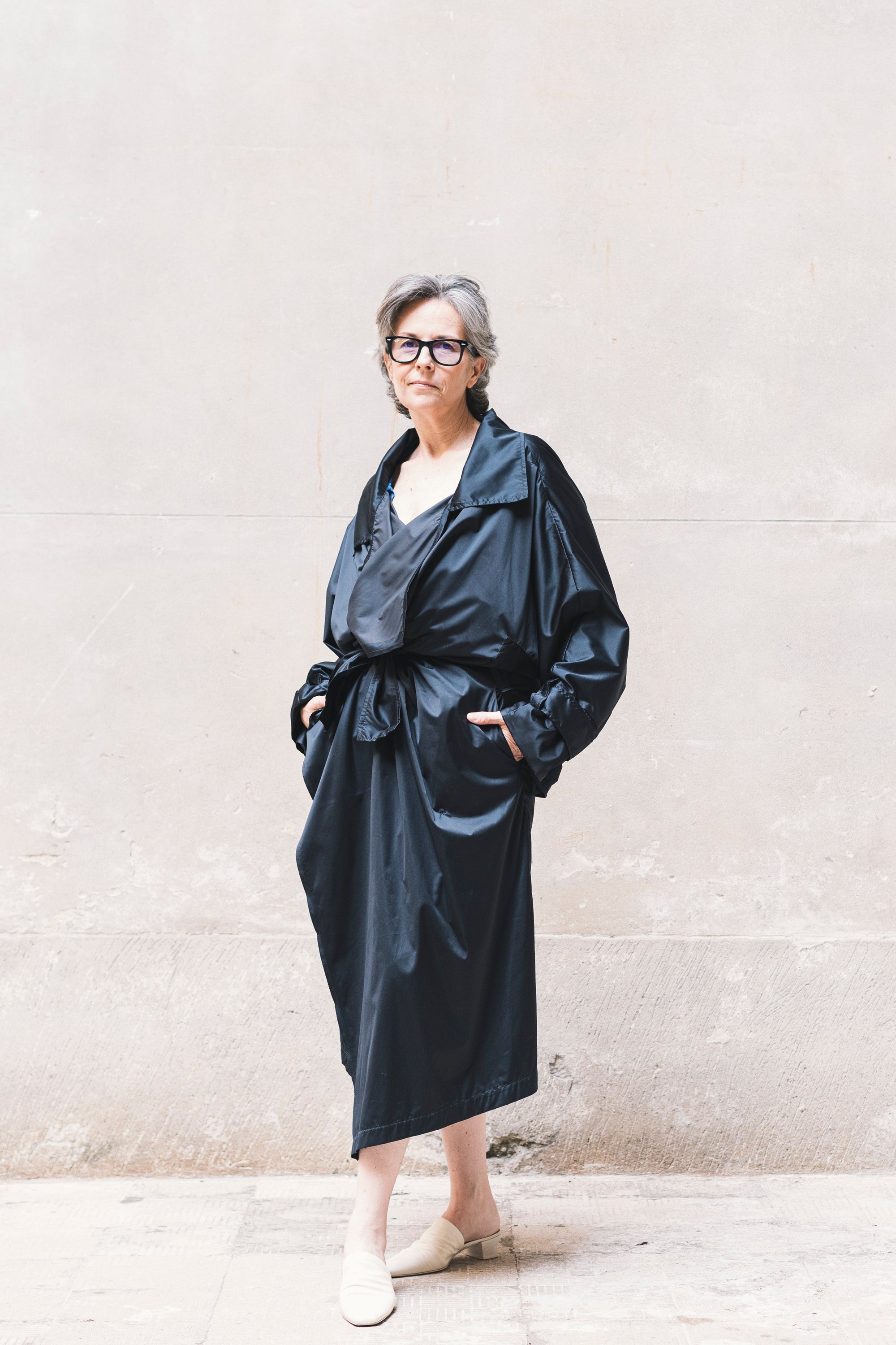 ANDREA Newlife Trench - Olive/Black-1