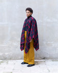 Recycled Wool Midi Cape