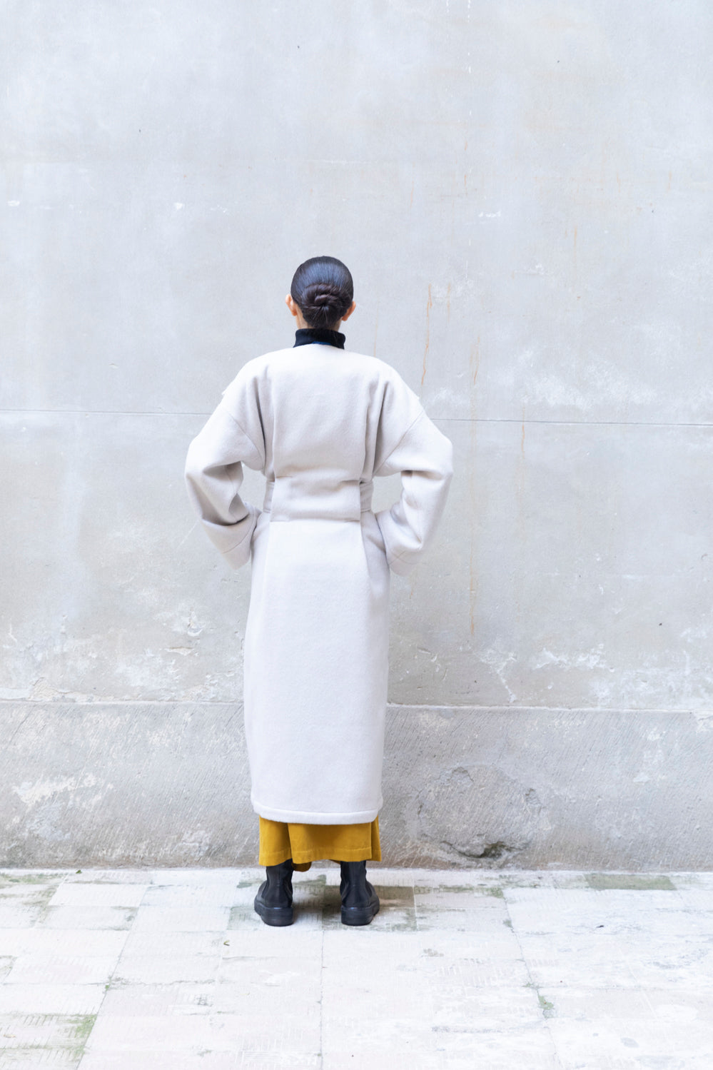 Recycled Wool Long Overcoat-6