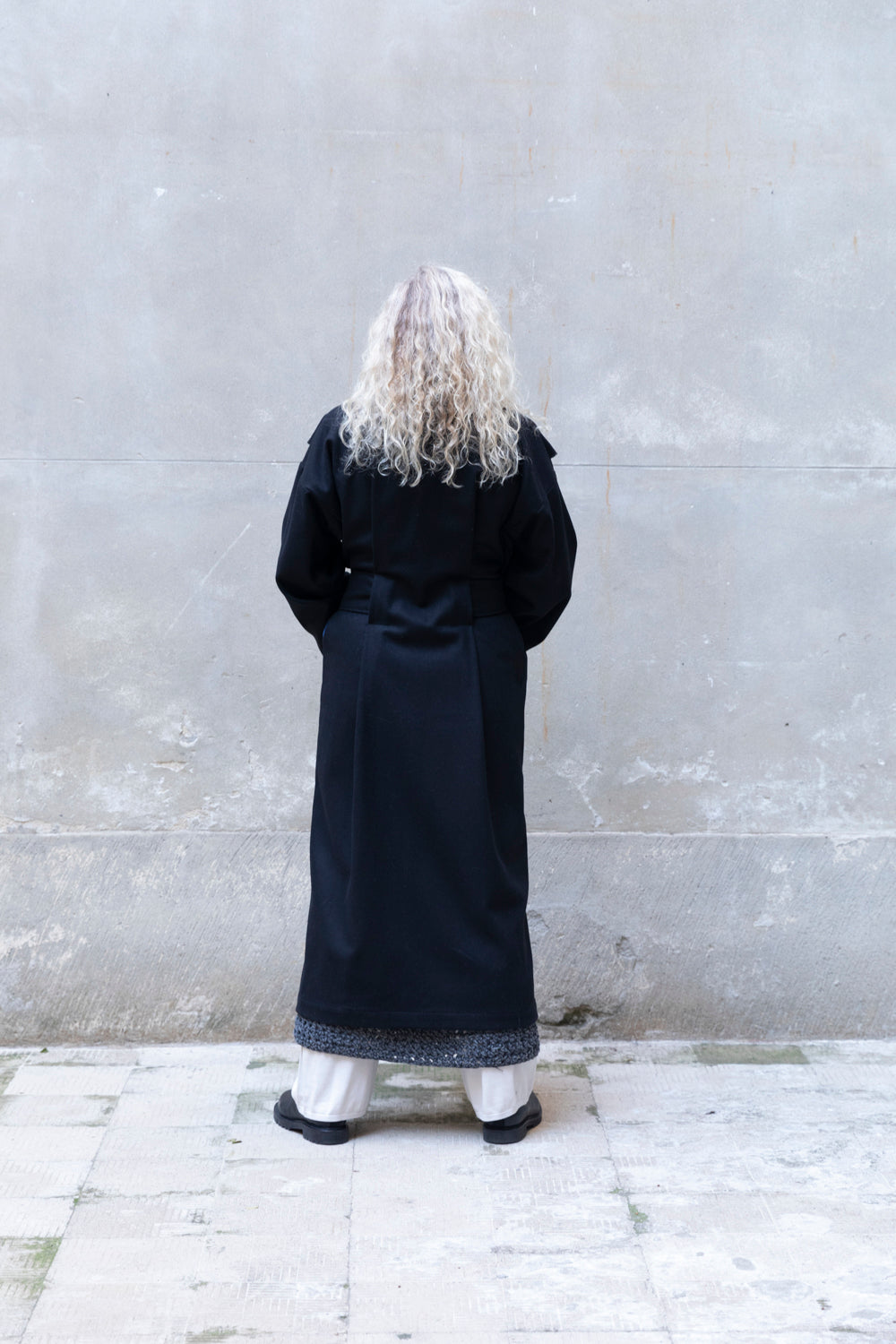 Recycled Wool Long Overcoat-2