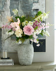 Handcrafted Stone Amphora Pot Athena Style