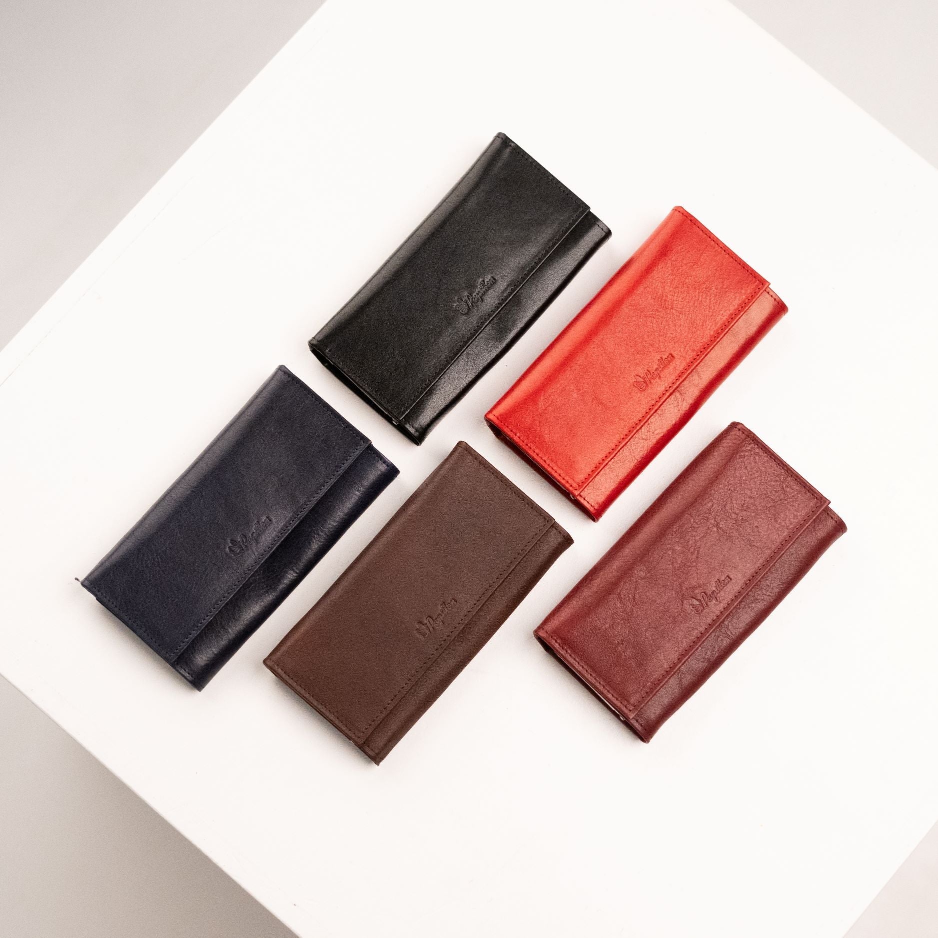 Womens Leather Wallet with Mirror