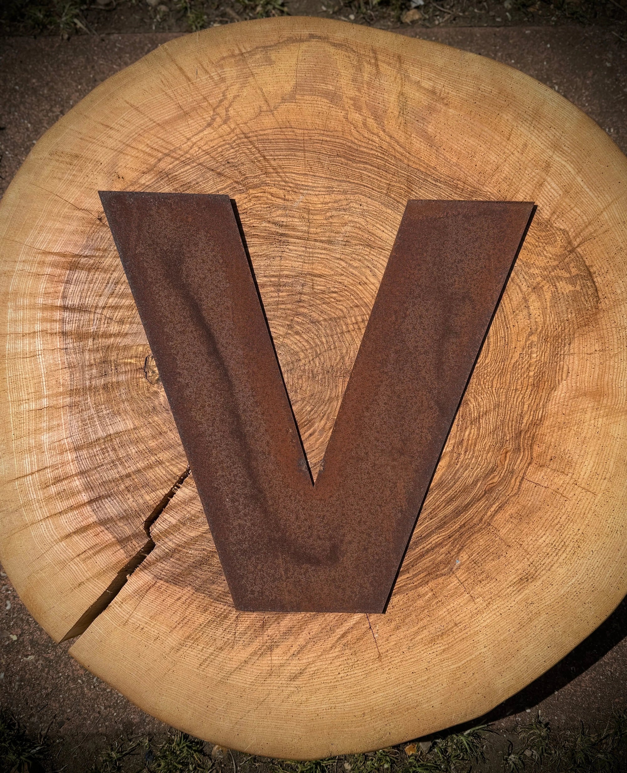 Rusty Metal Letters , Signs For The Home And Garden A–Z | Fat Font 5" Lettering