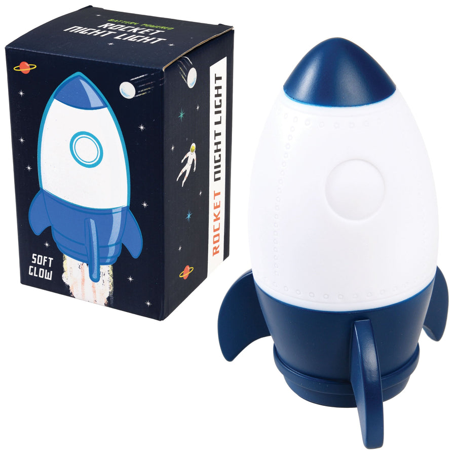 Premium Rocketship Night Light for Kids, Warm Cozy Glow, Astronaut-Themed Nursery Decor, Best-Selling Space-Themed Night Light by Ella James at brixbailey.com