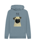 Pug or Snorty Potato? Men's Hoodie – Cozy, Funny, & Pug-tastic!
