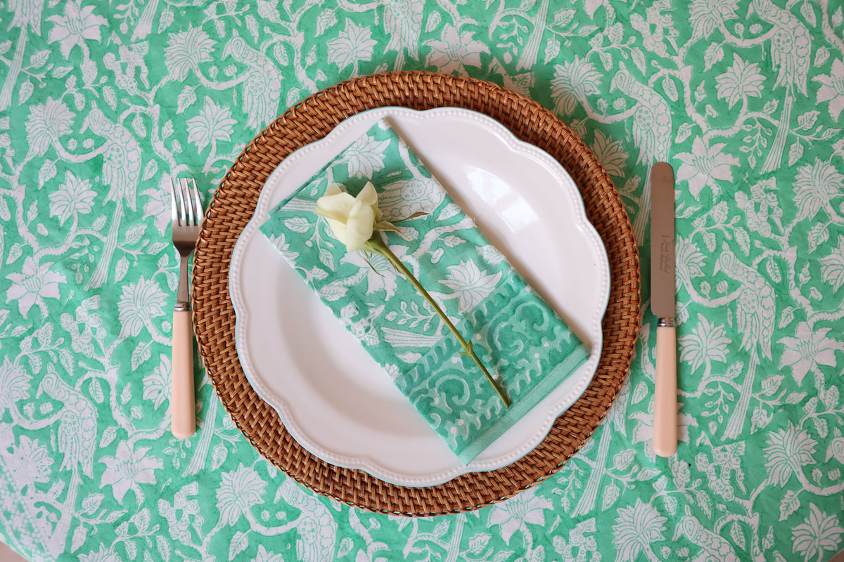 Jade Garden Tablecloth