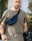Classic White Waist Bag with Water Resistance