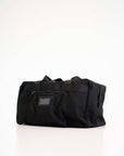 Black Travel Bag With Cordura Fabric