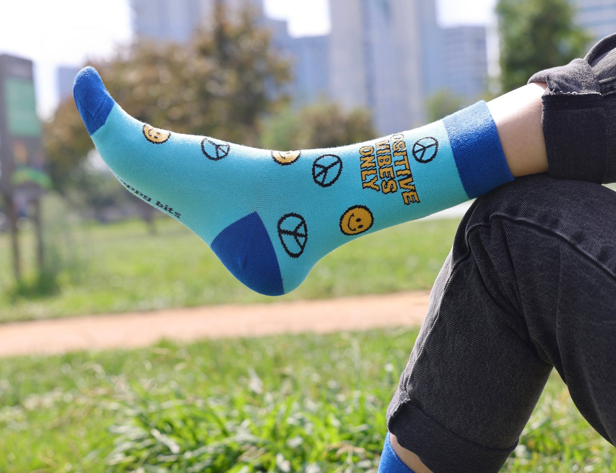 Positive Vibes Bamboo Socks