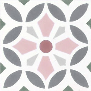 Luxury MAROQ cement floor tiles, turquoise and white Moroccan-inspired design, premium handcrafted tiles for walls and floors by Maria Starling Design at brixbailey.com