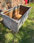 Reclaimed Galvanised Trough Garden Planter /  Raised Flower Bed Plant Pot 1B