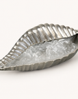 Clam Shell Champagne Ice Bucket & Silver Wine Cooler Bowl