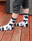WILD ABOUT WILDLIFE ORGANIC COTTON KIDS SOCKS