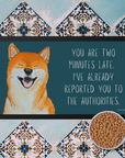 Shiba Inu Pet Bowl Mat
