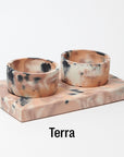 Concrete Pet Bowl Set by Smith & Goat (Terra)