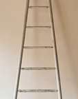 Antique Decorative Ladder in Chippy White Paint