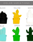 Desert Dreams Cactus Metal Hangers – Colorful & Kid-Friendly Decor by Ewart Woods at www.brixbailey.com