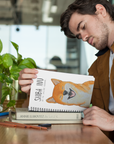 “Plotting My Escape” – Shiba Inu Fabric Notebook