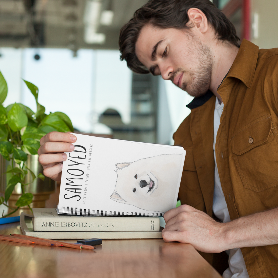 Fluff &amp; Scribbles: The Samoyed Notebook of Unleashed Ideas