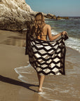 "The Wrap" Towel | Mirrorzag Black