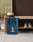Basset Hound Roll-Top Backpack: Stylish, Sustainable, and Guilt-Trip Approved!