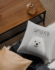 Samoyed Cushion Cover: Everyone’s Friend, Even the Burglar – Add Some Fun to Your Couch!