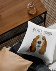 Basset Hound Cushion Cover – Guilt-Tripping in Style!