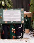 Countryside Sock Box - 3 Pairs of Bamboo Socks (His)