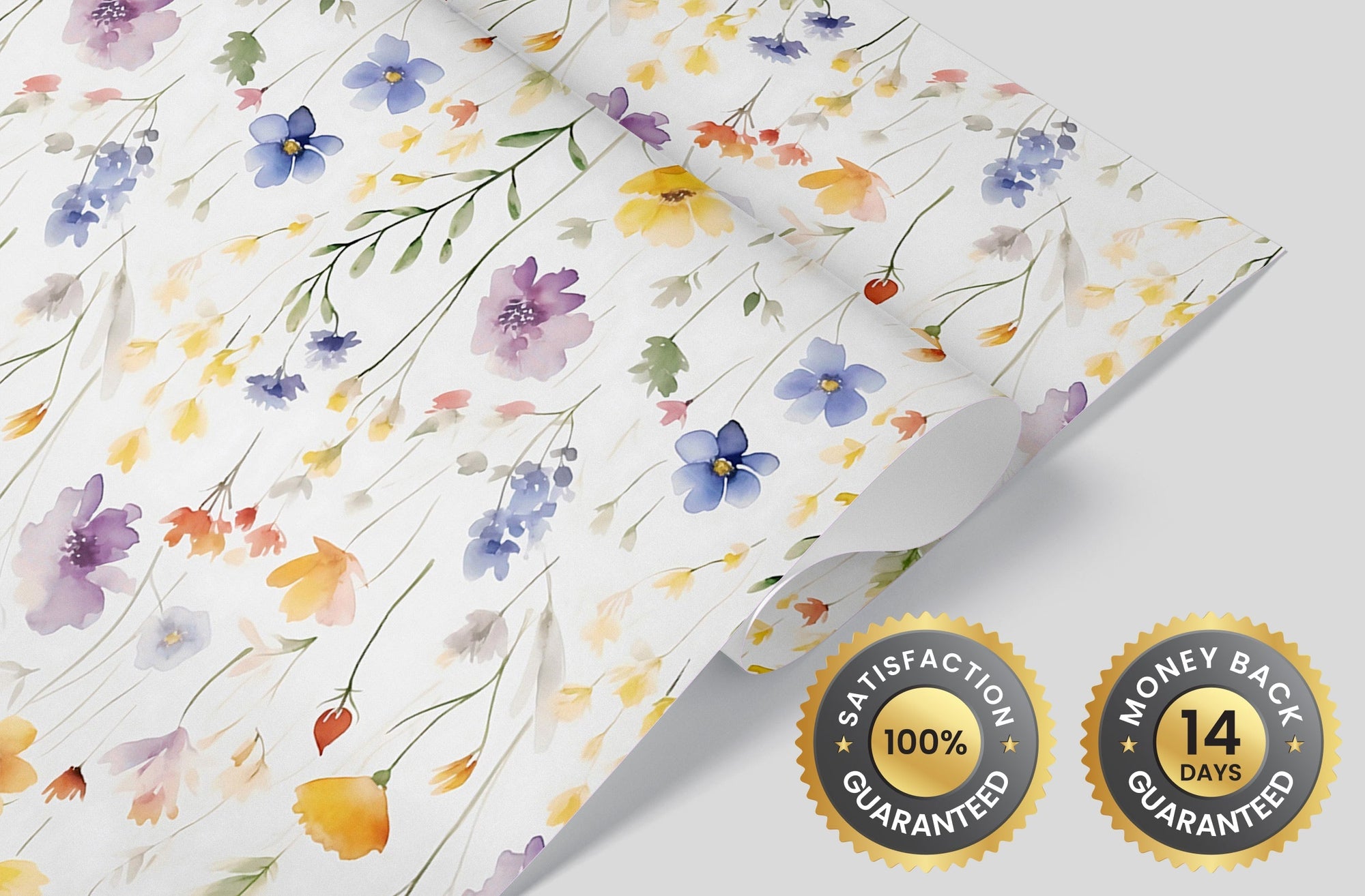 Watercolor Wild Flower Wallpaper