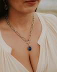 Tentacle of the Tides Blue Stone Necklace