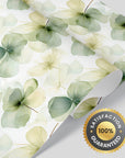 Green Clover Watercolor Wallpaper