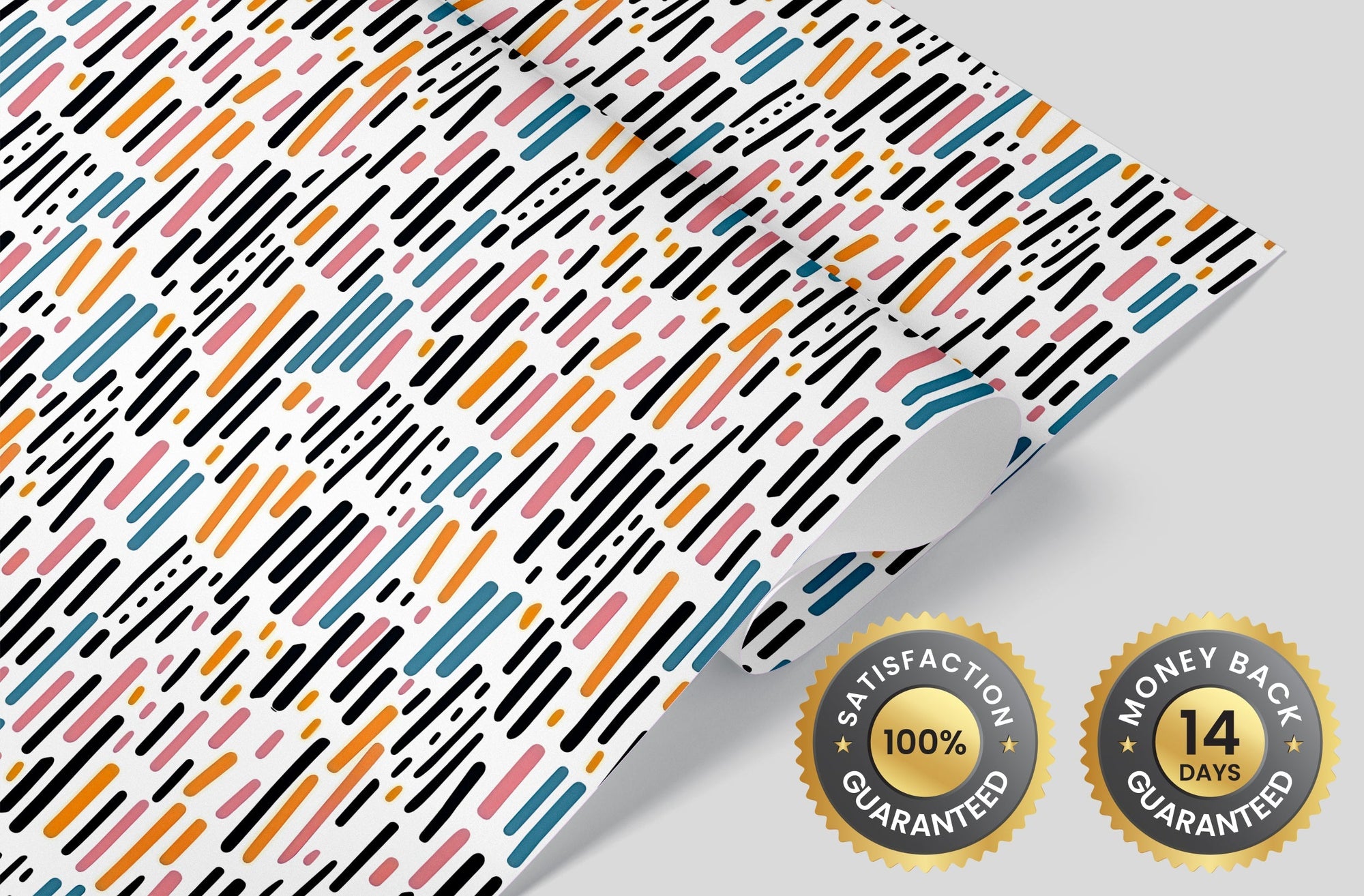 Colorful Abstract Dashes Wallpaper