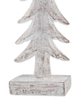 Medium Snowy Forest Tree Sculpture Winter Decor