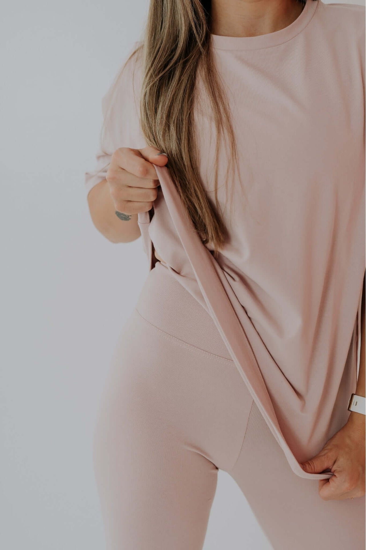 DANNA Oversized Cotton T-Shirt – Soft &amp; Stretchy Comfort by Breden at brixbailey.com