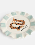Woof Sausage Dog Plate