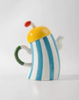 Ceramic Waist-Handle Teapot-1