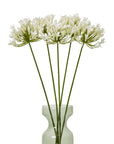 Cream Agapanthus Artificial Flower Stem
