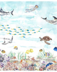 Coral Reef Underwater Mural Wallpaper