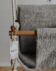 Eco-Friendly Bouclé Baby Swing – Safe & Comfortable Indoor Play by Nofi KIDS at www.brixbailey.com
