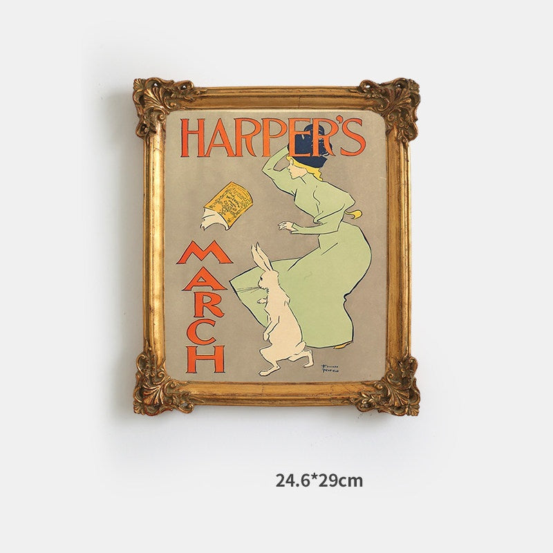 Set of 10 Retro Wall Paintings